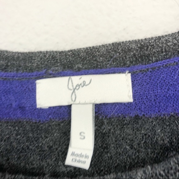 Joie | ‘Rosalie’ 100% Alpaca Sheer Striped Sweater - Picture 4 of 8